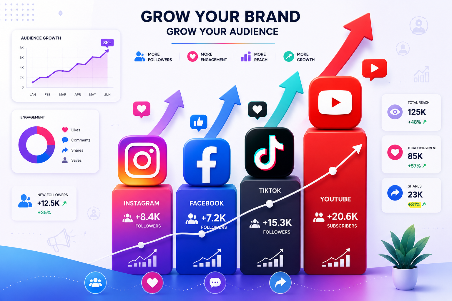 Popular Social Media Platforms for Marketing